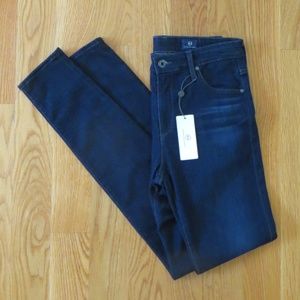 NWT AG Farrah Skinny high-rise dark wash jeans 27